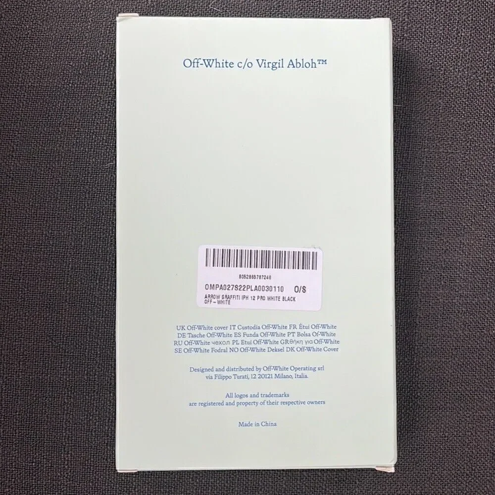 NWT - Off-White Graffiti Arrrows iPhone 12 Pro Case
